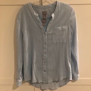 🍋 Chico's Light Blue shirt with Tank Sz S (1)